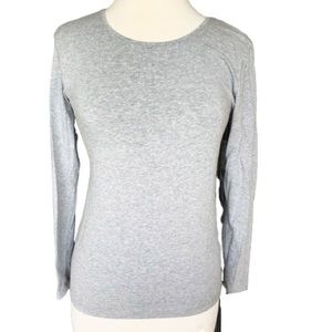 **5/$20** Ekouaer Gray Long Sleeve Top Medium